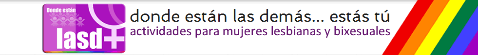 Donde estn las dems. Logo actividades para lesbianas y bisexuales